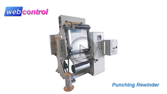 Webcontrol –Punching System Integrated into Inspection & Rewinding Machine