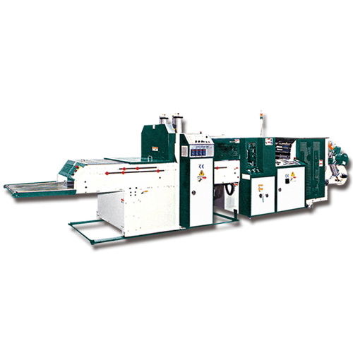 Machine de fabrication de sacs T-shirt à grande vitesse Twin-servo (système de découpe à chaud) TPFA-V