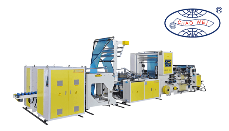 CHAO WEI: Fully Automatic Perforating Draw Tape Bag On Roll Making Machine