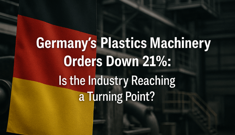 Germany’s Plastics Machinery Orders Down 21%: Is the Industry Reaching a Turning Point?
