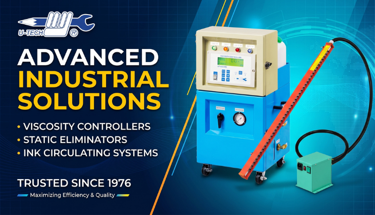 End the "Static" and "Ink Waste" Nightmares on Your Printing & Packaging Lines! U-Tech's Dual Solutions for a Flawless Production.