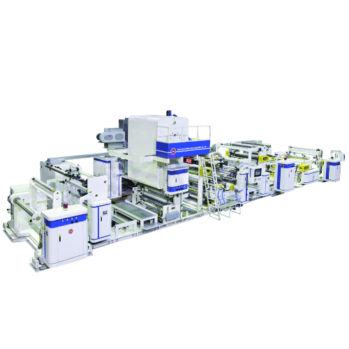 Machine de stratification PE/PP de co-extrusion à trois couches pour film d'emballage flexible