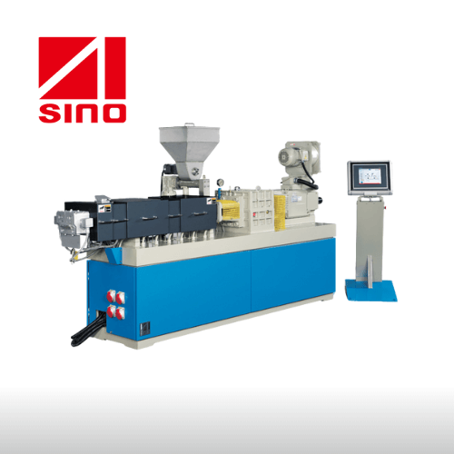 Extrudeuse à double vis co-rotative compacte