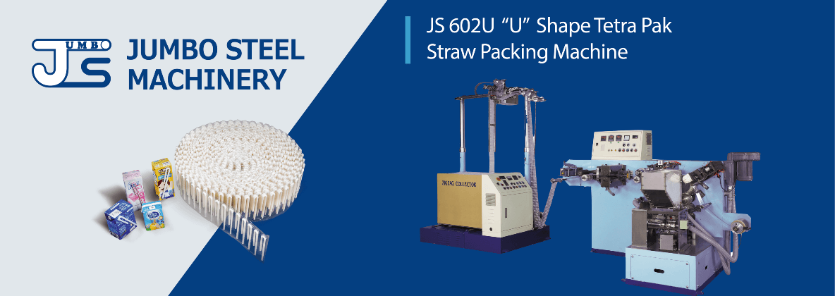 JS 602U Machine d'emballage de paille Tetra Pak en forme de "U"