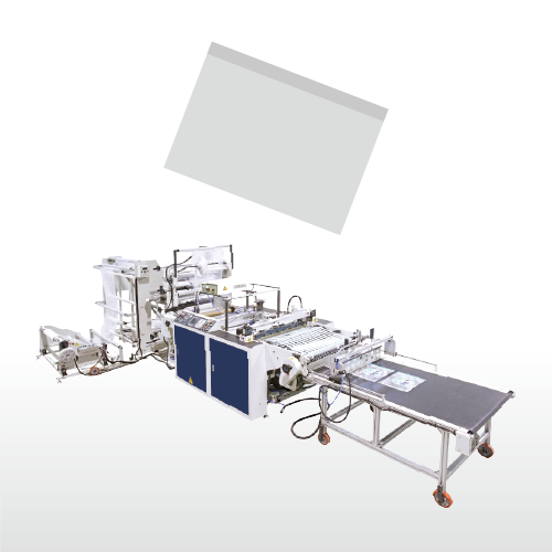 Machine de fabrication de sacs scellés entièrement automatique pour film LDPE, PP, OPP, BOPP et CPP
