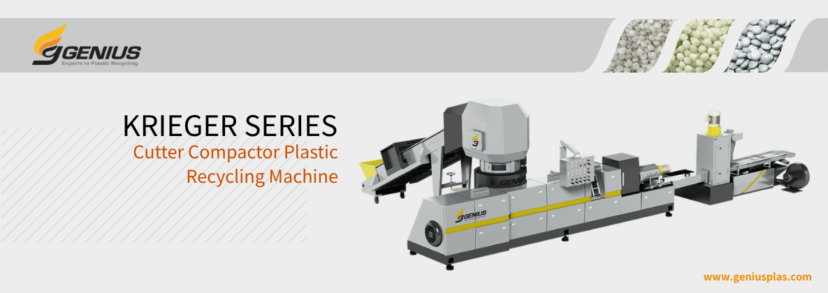 Machine de recyclage en plastique de compacteur de coupeur