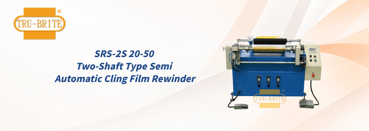 Rembobineuse semi-automatique à deux axes pour film étirable SRS-2S 20-50