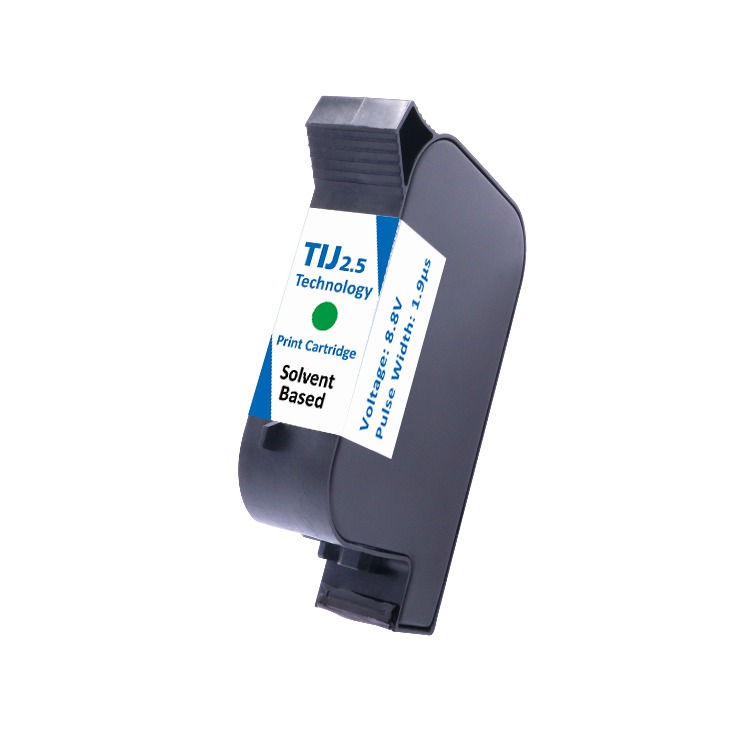 Green Half-Inch Solvent TIJ Cartridge