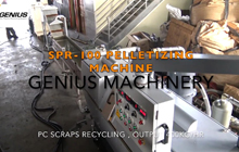 Machine de recyclage SPR-100 pour PC en polycarbonate