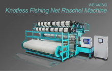 Machine de filet de pêche sans noeud Raschel