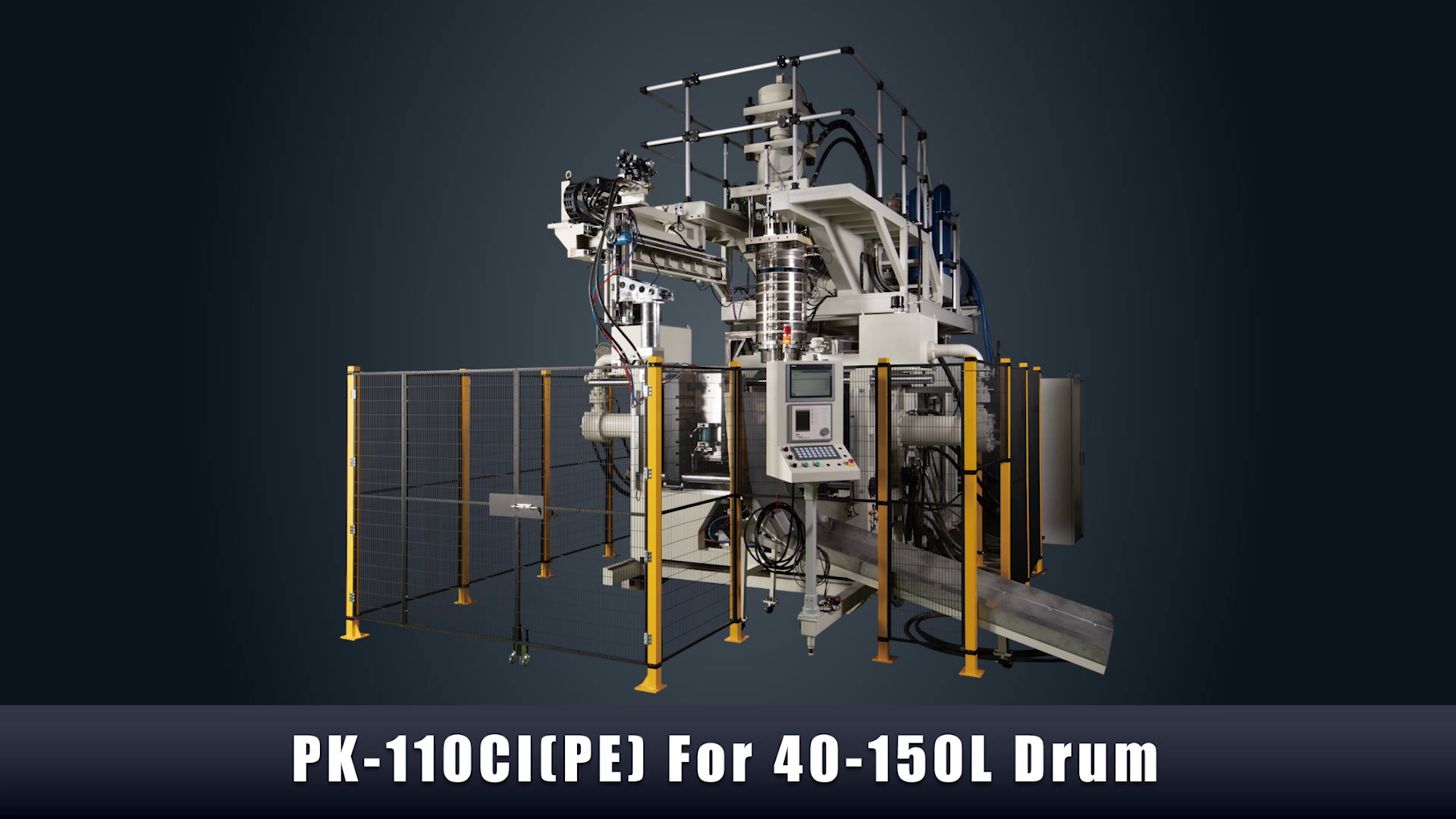 Machine d&#39;extrusion soufflage pour tambour 40-150L-PK-110CI (PE)