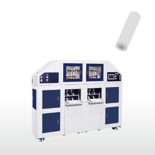 Fully Automatic High Speed 4 Spindles 2 Lines Stretch Film Rewinder(Kitchen Type) -SWCR-350-L2