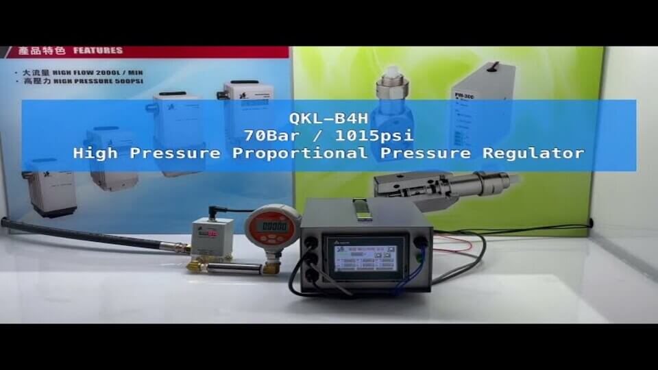 Régulateur de pression d'air électronique KaoLu 70 bar / 1015 psi