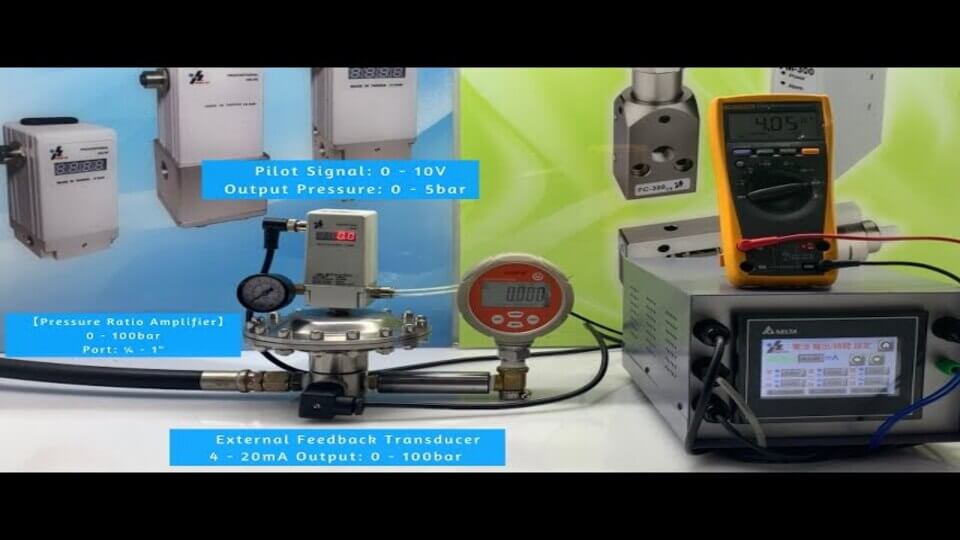 Régulateur de pression d'air électronique KaoLu ｜ Amplificateur de rapport de pression 0 - 100 bar